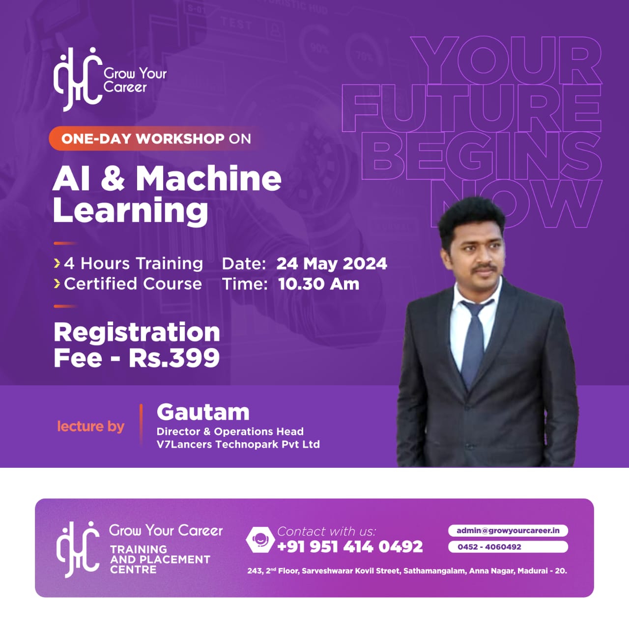 AI & Machine Learning Workshop – Grow Your Career